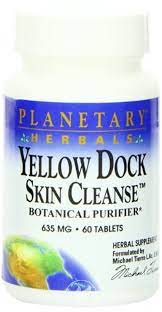 planetary herbals yellow dock skin