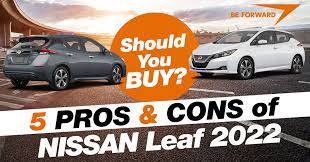 pros cons of nissan leaf 2022