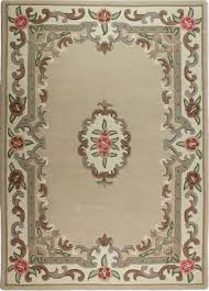 dunelm premium aubusson rug brown