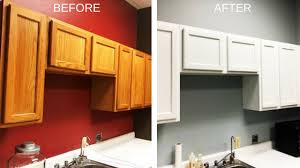 white paint on wood cabinets