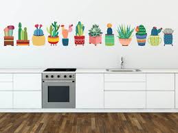 Cactus Kitchen Living Room Wall Decals