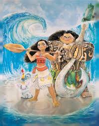 Moana Art Print Disney Room Decor