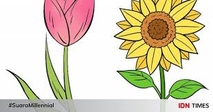 Sebagai orang tua mengenalkan bunga kepada anak di usia paud, tk. 3 Cara Menggambar Sketsa Bunga Yang Simple Dan Mudah Ditiru