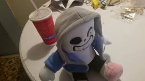 Wooo finally done with him he was a challenge to make took 2 days straight to finish but worth it some reason he's taller than my error plush eh oh well lol he still a cutie ink sans: Official Sans Plush Youtube