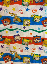 Vintage Nickelodeon Rugrats Bedsheet