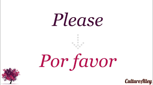 please in spanish you