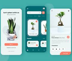 Plants App Design Adobe