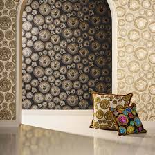non woven wallpaper luxury medusa heads
