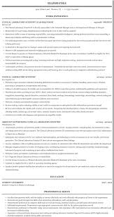 Applying for a lab technician position greatly relies on the ability of your written application to create an impact on the screening party. Clinical Laboratory Scientist Resume Sample Mintresume