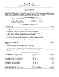 Construction Resume Examples And Samples Magdalene Project Org