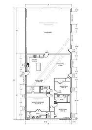 Barndominium Floor Plans Pole Barn
