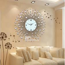 Wall Clock Modern Decorative Cool Metal