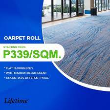lifetime carpet roll cost u less