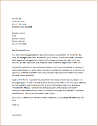 Professional Employee Reference Letter Word Template Word