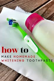 diy whitening toothpaste