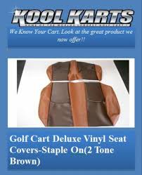 Custom Golf Cart Front Seat Replacement