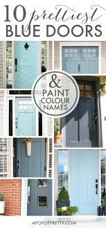 10 Pretty Blue Front Door Colour Ideas