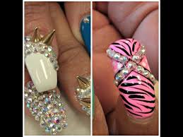 bling bling diamond nail art designs