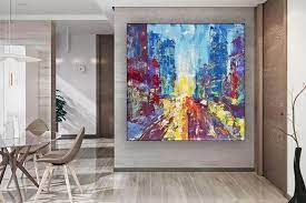 Extra Large Abstract Painting Acrylic