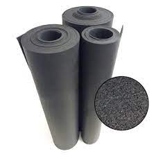 rubber cal recycled floor mat black 1 4 inch x 4 x 10 feet