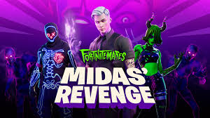 The fortnite figure is equipped with a golden king harvesting tool, gold dagger pack back bling, and a classified umbrella the hot drop includes 5 fortnite weapons: Join Shadow Midas To Get Revenge In Fortnitemares 2020