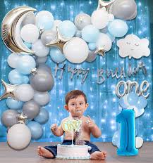 1st birthday boy decoration combo set