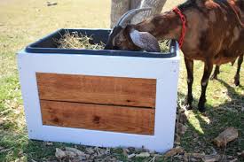 diy feeder for goats the inspired