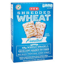 h e b frosted shredded wheat cereal