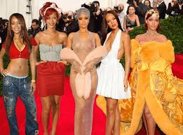 Brand @savagexfenty / model @badgalriri, 2020. Rihanna Met Gala 2020 Look L Officiel Uk