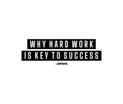 hard work is the key to success the
