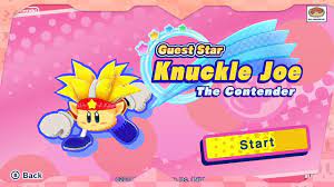 Guest Star: Knuckle Joe | Kirby Star Allies for Switch ᴴᴰ - YouTube