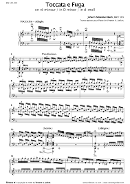 Toccata e Fuga, BWV 565 (d-moll) JS Bach - Pobierz pdf z Docer.pl