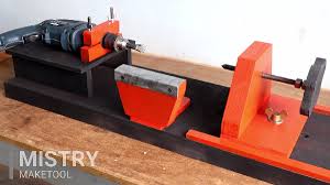 woodworking lathe drill powered