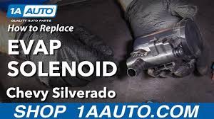 Install the two vent valve pipe clips into the existing underbody holes. How To Replace Evap Solenoid 07 13 Chevy Silverado Youtube