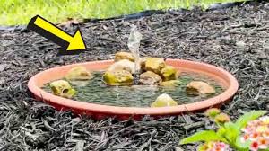 Diy Mini Solar Powered Garden Fountain