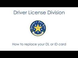 how to replace your dl or id card