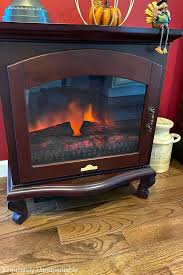 A Tiny Fireplace In The Kitchen