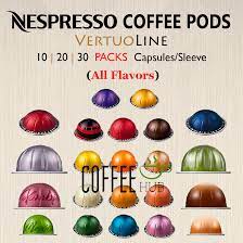 nespresso capsules coffee vertuoline 10