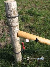 The great advantage is that this spacing of electric fence posts means you can set up and remove the electric fence quickly and with the minimum amount of labor. 2
