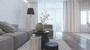 ethno white minimalist apartment