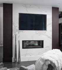 2 Story Floor To Ceiling Wall Fireplace