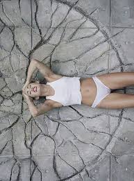 Aja Evans Naked (21x14 inch, 53x35 cm) Silk Poster PJ17-ACE7