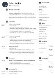 20 Resume Templates Download Create Your Resume In 5 Minutes