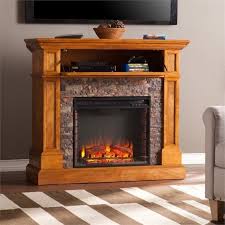 Faux Stone Fireplace Tv Stand In Sienna