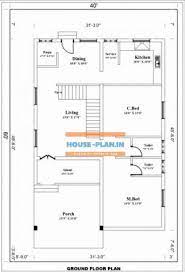 North Facing House Plan With Pooja Room
