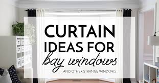 curtain ideas for bay windows and