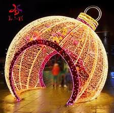 China Outdoor 3d Large Illuminated Ball