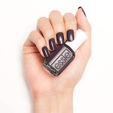 dark purple gray nail polish