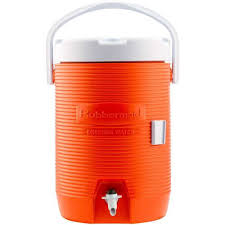 rubbermaid water cooler 3 gal orange