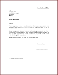 Format Of Resignation Letter Doc Fresh Sample Resignation Letter